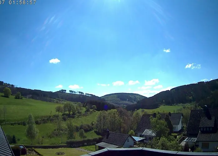 Panoramablick Luge Sauerland Winterberg